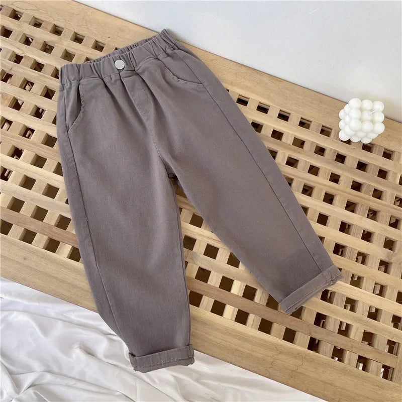 Pantalon Cargo Garçon – Confort Décontracté | 1 à 8 ans