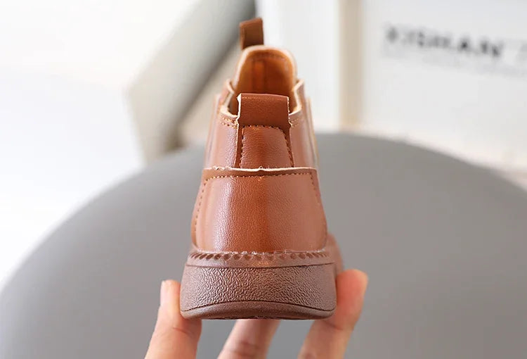 Bottines Enfant Unisexe – Style Mode à Lacets | Automne-Hiver