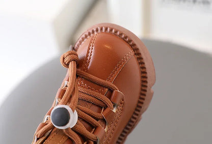 Bottines Enfant Unisexe – Style Mode à Lacets | Automne-Hiver