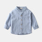 Chemise garçon en coton – Haut doux et décontracté