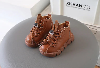 Bottines Enfant Unisexe – Style Mode à Lacets | Automne-Hiver