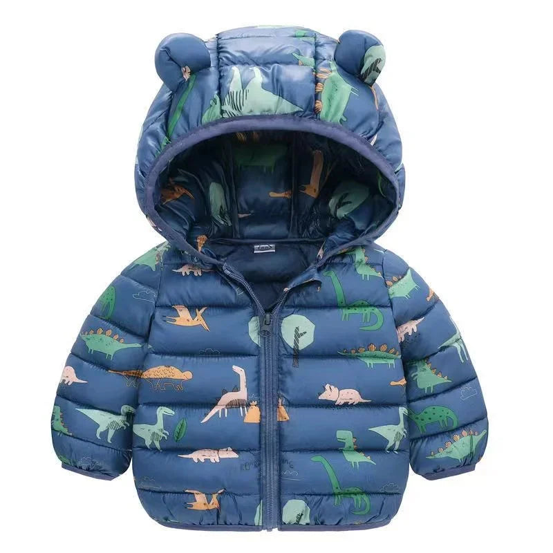 Doudoune chaude à capuche – Enfants 1 à 5 ans