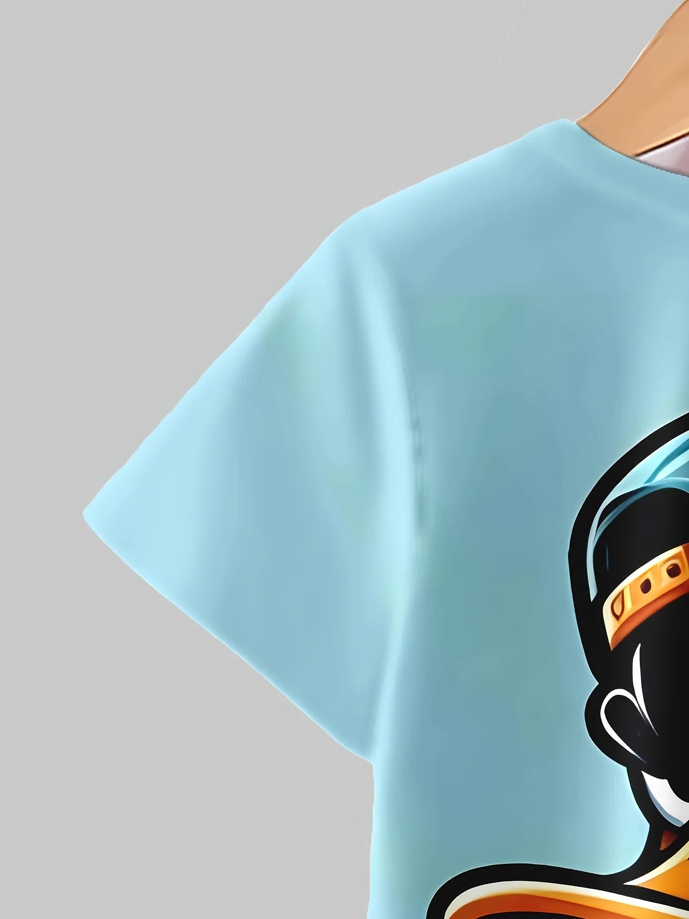 T-shirt garçon imprimé 3D – Look décontracté et stylé