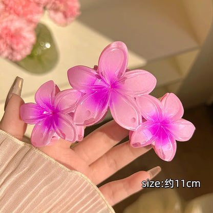 Grande pince à cheveux fleur – Élégante & colorée