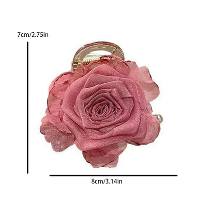 Pince à cheveux vintage fleur