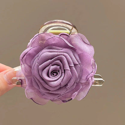 Pince à cheveux vintage fleur