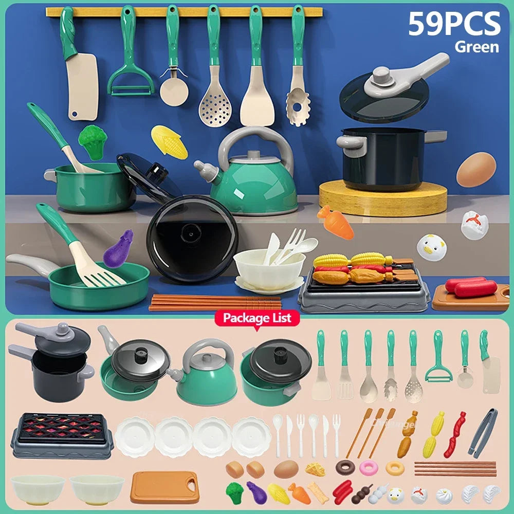 Grand Ensemble de Jouets de Cuisine – 92 / 69 / 59 pièces