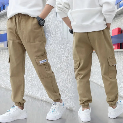 Pantalon cargo sarouel pour garçons – Style streetwear décontracté