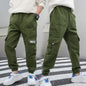 Pantalon cargo sarouel pour garçons – Style streetwear décontracté