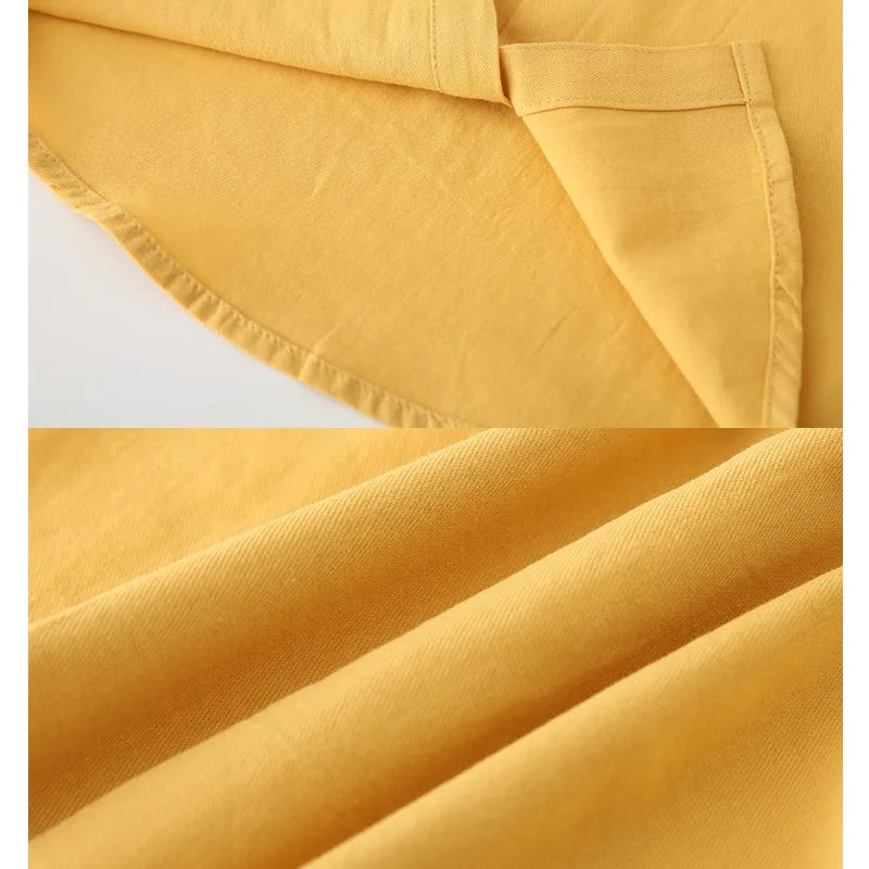 Chemise garçon en coton – Haut doux et décontracté