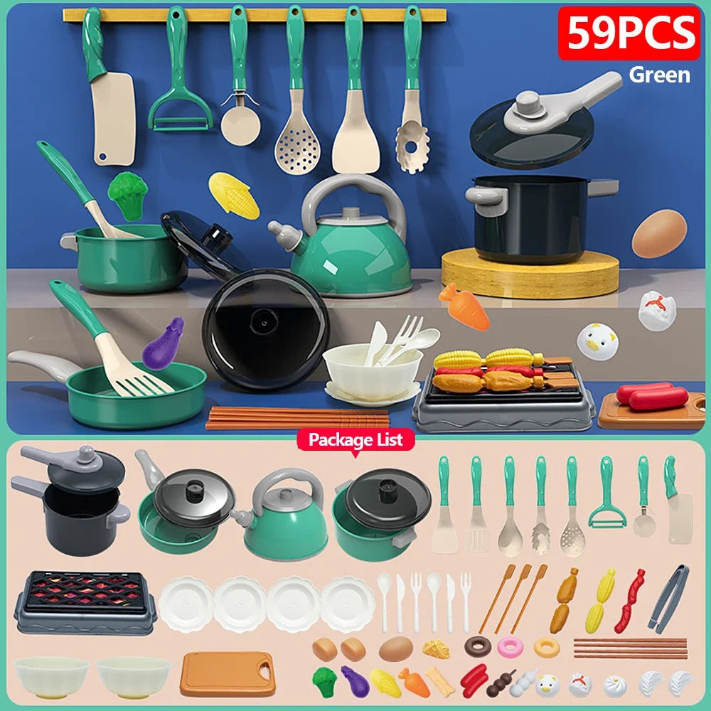Grand Ensemble de Jouets de Cuisine – 92 / 69 / 59 pièces