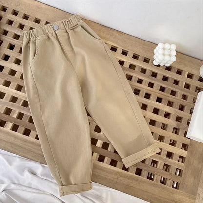 Pantalon Cargo Garçon – Confort Décontracté | 1 à 8 ans