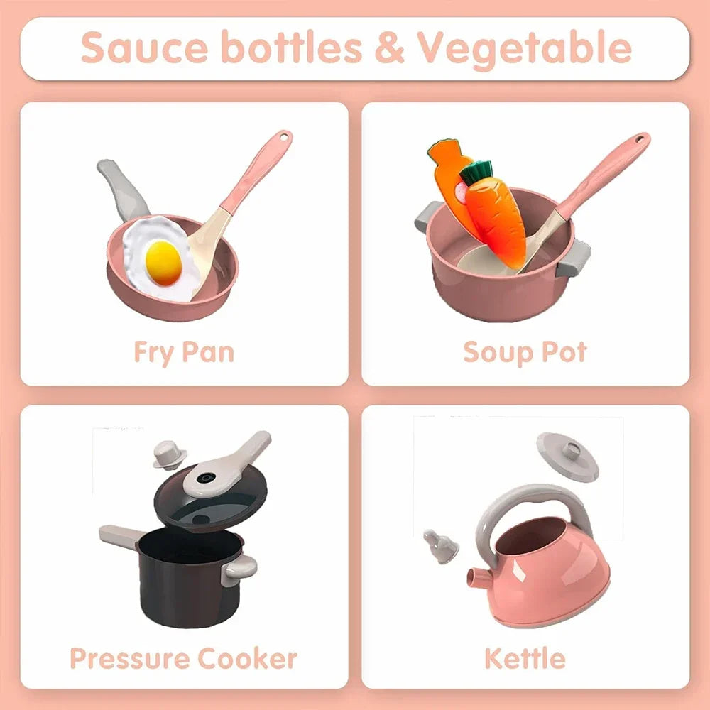Grand Ensemble de Jouets de Cuisine – 92 / 69 / 59 pièces