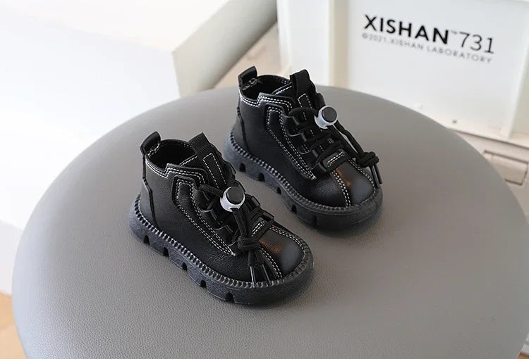 Bottines Enfant Unisexe – Style Mode à Lacets | Automne-Hiver