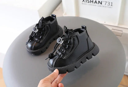 Bottines Enfant Unisexe – Style Mode à Lacets | Automne-Hiver