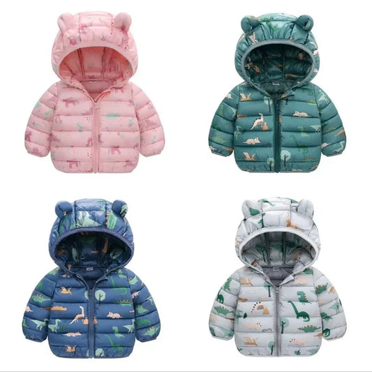 Doudoune chaude à capuche – Enfants 1 à 5 ans
