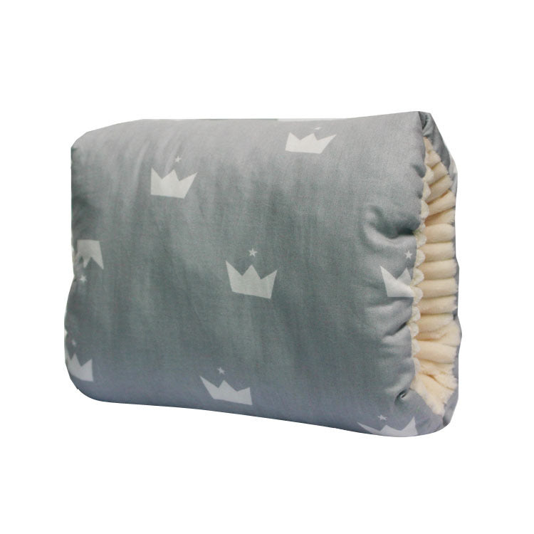 Coussin d’allaitement en coton réglable – Oreiller de bras lavable pour bébé et maman