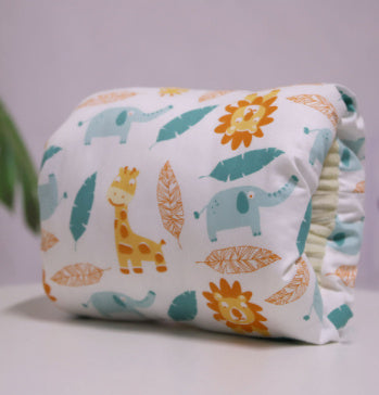 Coussin d’allaitement en coton réglable – Oreiller de bras lavable pour bébé et maman