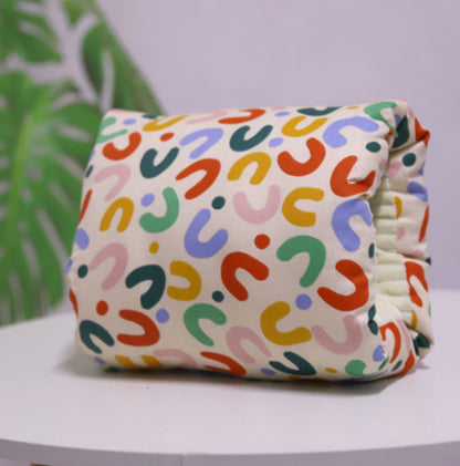 Coussin d’allaitement en coton réglable – Oreiller de bras lavable pour bébé et maman