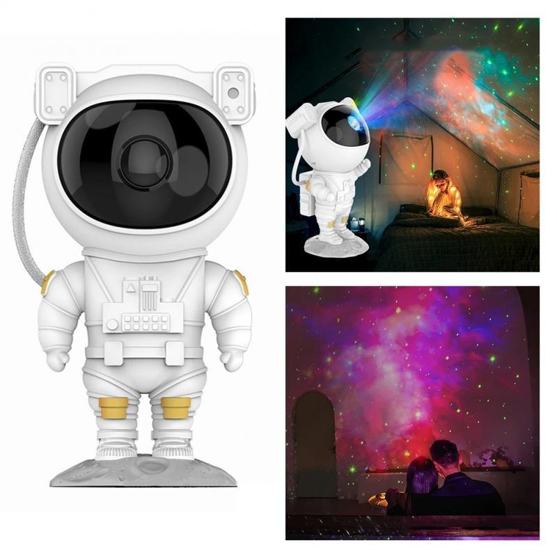 Projecteur Galaxie Astronaute – Veilleuse LED USB Ciel Étoilé | Lampe Ambiance Chambre
