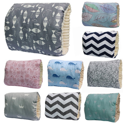 Coussin d’allaitement en coton réglable – Oreiller de bras lavable pour bébé et maman