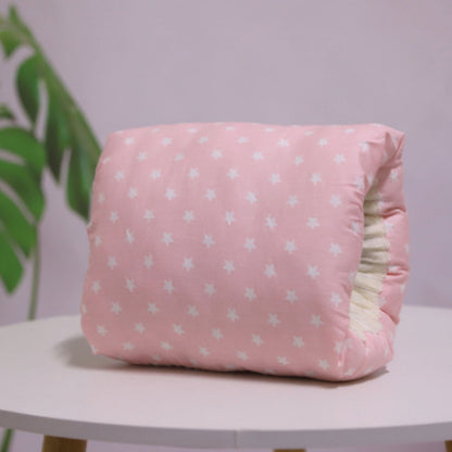 Coussin d’allaitement en coton réglable – Oreiller de bras lavable pour bébé et maman