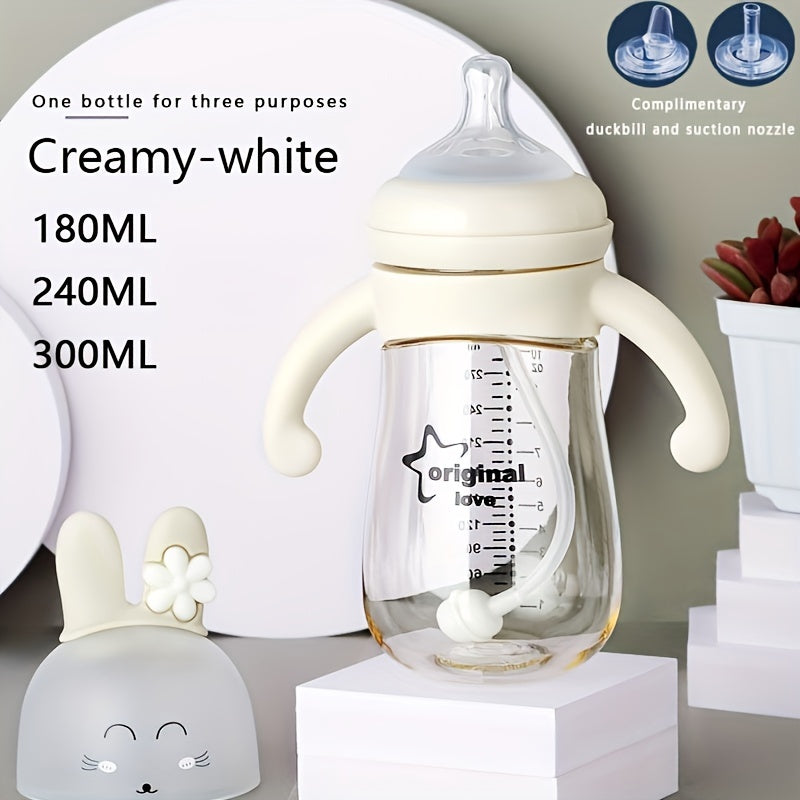 Gobelet d’apprentissage 3-en-1 pour bébé – Paille, bec et tasse