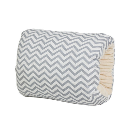Coussin d’allaitement en coton réglable – Oreiller de bras lavable pour bébé et maman