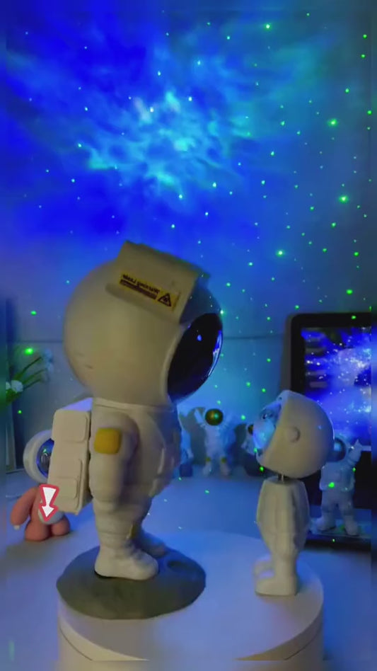 Projecteur Galaxie Astronaute – Veilleuse LED USB Ciel Étoilé | Lampe Ambiance Chambre